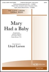 Mary Had a Baby SATB choral sheet music cover